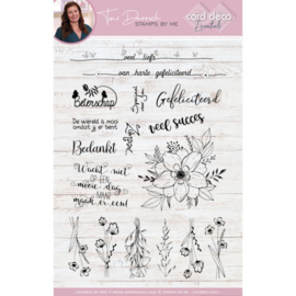 Card Deco Essentials - Stamps by Me - Clear Stamps A5 - Field Flowers - CDESBM10001