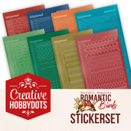 Stickerset Creative Hobbydots 49 - Romantic Birds -  CHSTS049