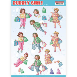 3D Knipvel - Yvonne Creations- Bubbly Girls - Shopping CD11307