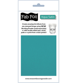 Wow! Fab Foils Satin Aqua W216-AQ35