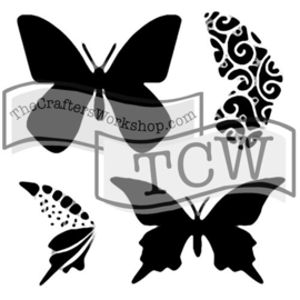 TCW 6x6 TCW291s Layered Butterflies
