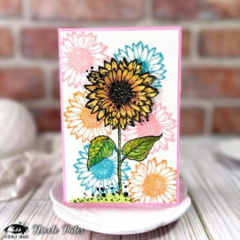 Visible image Sunflower Grunge Stamp Set