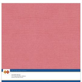 Linnenkarton - 30.5 x 30.5 - Flamingo
