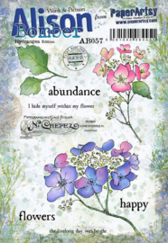 Alison Bomber 057: Hydrangea Edition (A5 set on EZ)