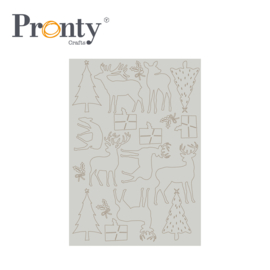 Pronty - Chipboard Christmas A5 - 492.001.060