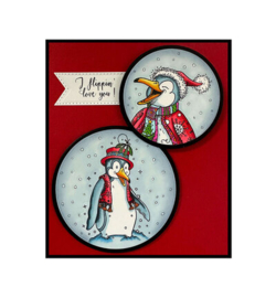 Pink Ink Designs - stempels - Flippin' Awesome Penguin - 07-0008-PI