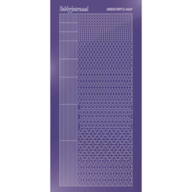 Hobbydots sticker - Mirror - Purple
