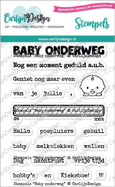 Carlijn design - CDST-0080 - Stempel Baby onderweg