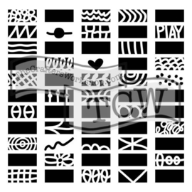 TCW 6x6 TCW604s Doodle Borders