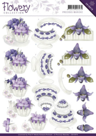 3D Knipvel - Precious Marieke - Flowery - Congratulations CD10670