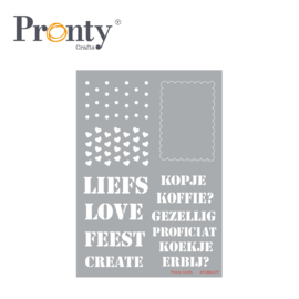 Pronty Stencil Cookies A5 - 470.806.079
