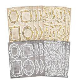 Cosmic Shimmer - 12-DCE026GFF - Gilded to Grunge Frames & Flourishes