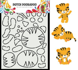 Dutch Doobadoo Card Art Built up Tijger A5 470.784.063