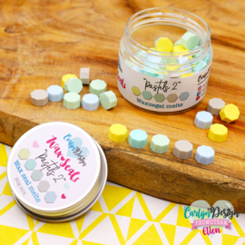 Carlijn design - CDWX-0010 - Waxzegel melts Pastels 2