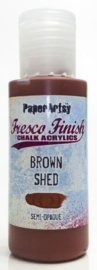 Fresco Finish - Brown Shed - FF38 - PaperArtsy