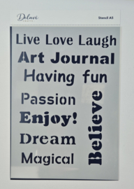 Delavi crafts - A5 Mask stencil - 470.770.015