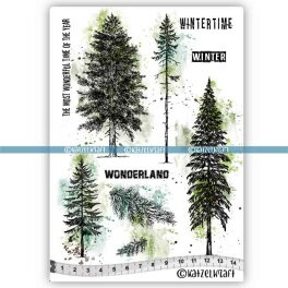 Katzelkraft - Winter Wonderland - Rubber Stamp - KTZ280
