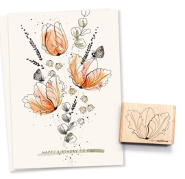 Cats on Appletrees - 28031 - Stempel - Tulp 2 - geopend