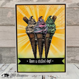 Visible image Better With Ice Cream Stamp Set