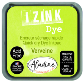 Aladine inkpad izink dye vert clair verveine