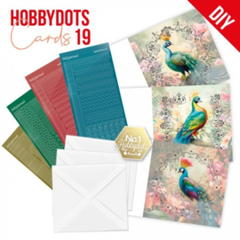 Dot and Do Cards 19 - Peacock - DODOPP019
