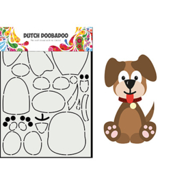 Dutch Doobadoo - Card Art build up hondje - 470.713.866