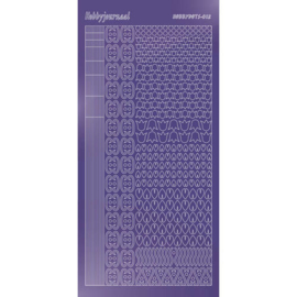 Hobbydots sticker - Mirror - Purple