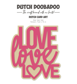 Dutch Doobadoo - Card Art Love love love - 470.784.357