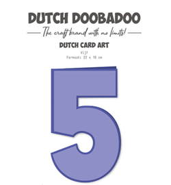 Dutch Doobadoo Card art - Five  - 470.784.286