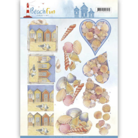 3D knipvel - Jeanine's Art - Beach Fun - Seashells CD11070