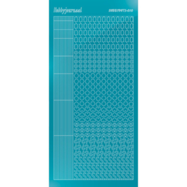 Hobbydots sticker 10 - Mirror Azure Blue - STDM10M