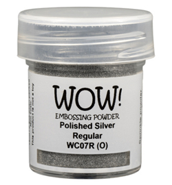 Wow! - WC07R - Embossing Powder - Regular - Metallic Colours - Polished Silver
