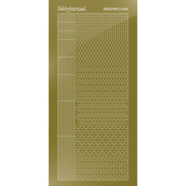 Hobbydots sticker - Mirror - Gold