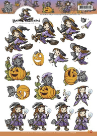 3D Knipvel - Yvonne Creations - Heksjes CD10308