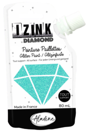 IZINK Diamond glitterverf/pasta - 80 ml - Hemelsblauw - 80833