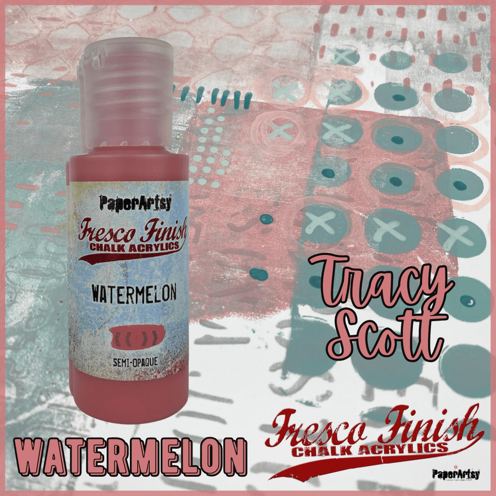 Fresco Finish - Watermelon - FF236 - Tracy Scott - PaperArtsy