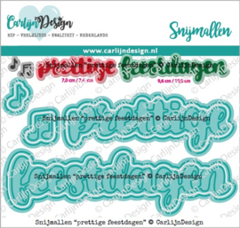 Carlijn design -CDSN-0186 - prettige feestdagen