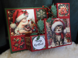 Fairybells 3-D setje Kerst rood 99079/015