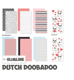Dutch doobadoo - CraftyKit Slimline Sweet Polar bear - 473.005.037