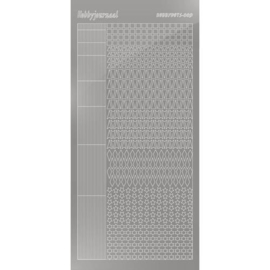 Hobbydots sticker - Mirror - Silver