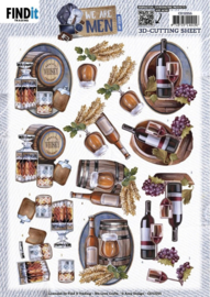 3D Cutting Sheets - Amy Design - We Are Men - Drinks - CD12255