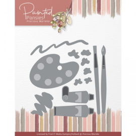 Dies - Precious Marieke - Painted Pansies - Painting Set -  PM10263