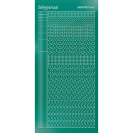 Hobbydots sticker - Mirror - Christmas Green