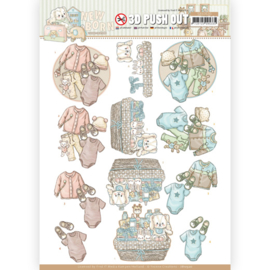 3D Push Out - Yvonne Creations - SB10520 - Newborn - Baby Clothes