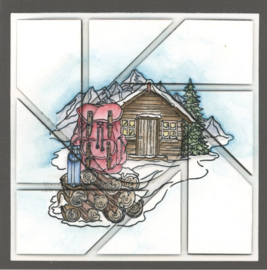 Clear Stamps - Amy Design - Hygge Harmony - Winter Mountains - ADCS10088