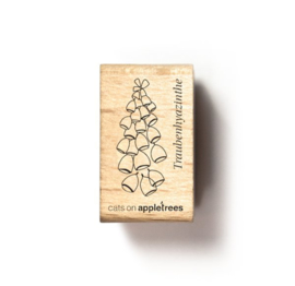 Cats on Appletrees - 27446 - Stempel - Bloem 30 druivenhyacint 1 contour