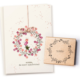 Cats on Appletrees - 28417 - Stempel - Bloemenkrans 10