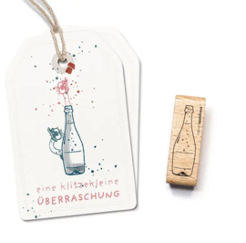 Cats on Appletrees - 28242 - Stempel Sektflasche