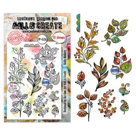 AALL & Create - Merveilles d'Automne A6 Stamp Sets Belle Nature by Azoline - TP-1526