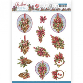 3D Push Out - Yvonne Creations - Christmas Miracle - Pinecone - SB10669